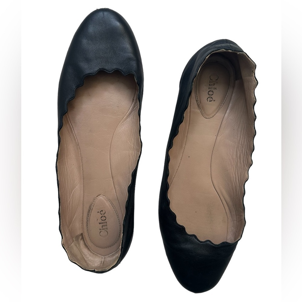 Chloé
Lauren leather ballet flats size 40.5